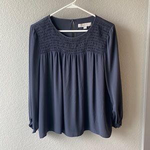 Charcoal Loft Blouse